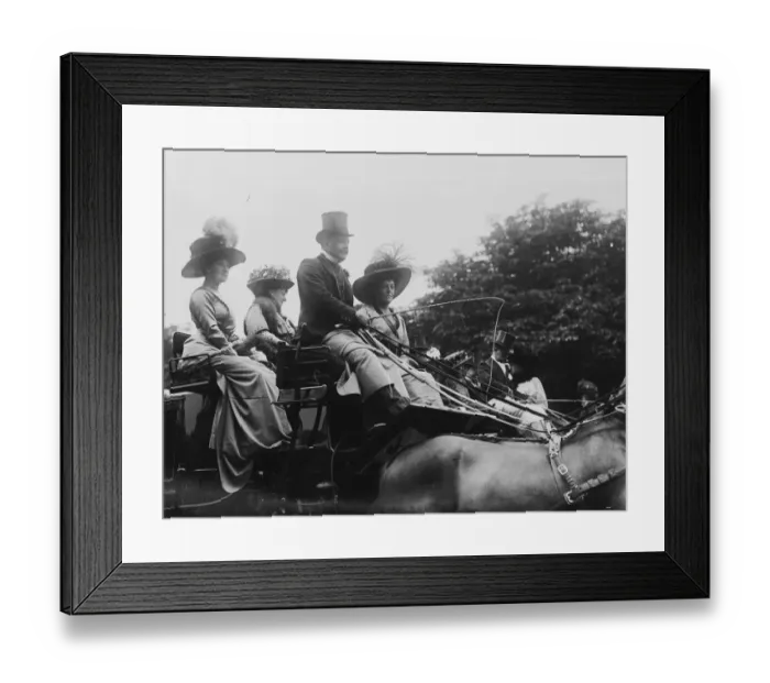 Framed Print : Open-Top Carriage Framed Print : Open-Top Carriage