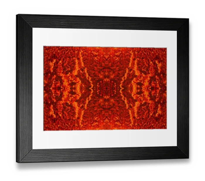Framed Print : Glowing Lava Framed Print : Glowing Lava