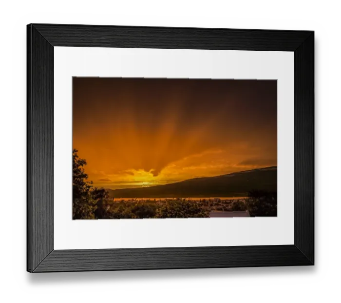 Framed Print : Midnight sun, Davik, Eyjafjordur, Iceland Framed Print : Midnight sun, Davik, Eyjafjordur, Iceland