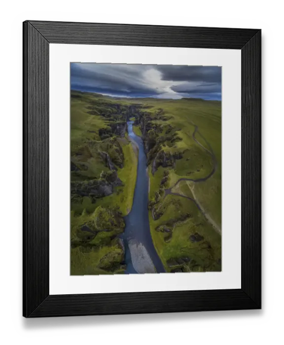 Framed Print : Fjardargljufur canyon, Iceland Framed Print : Fjardargljufur canyon, Iceland