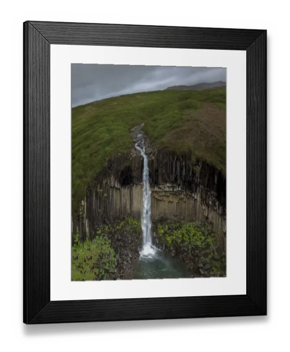 Framed Print : Svartifoss Waterfall, Iceland Framed Print : Svartifoss Waterfall, Iceland