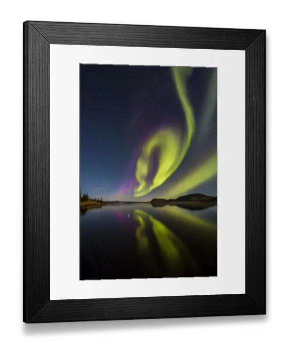 Framed Print : Aurora Borealis or Northern lights Framed Print : Aurora Borealis or Northern lights