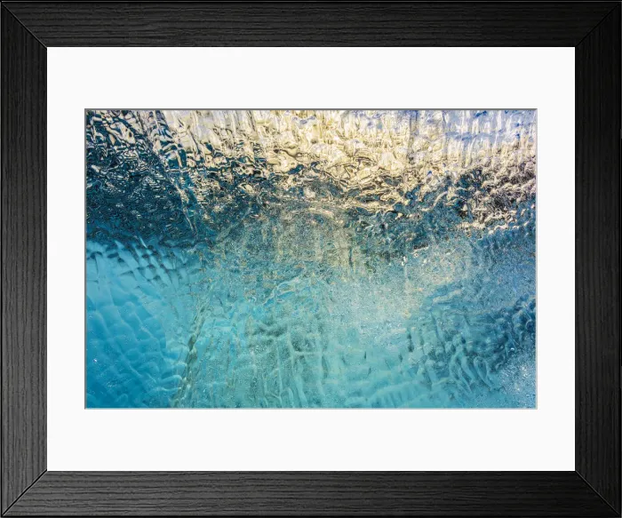 Framed Print : Details of Glacial Ice Framed Print : Details of Glacial Ice
