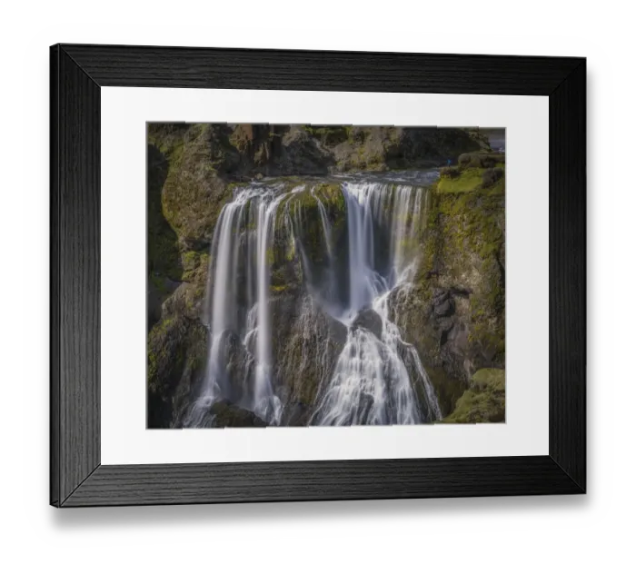 Framed Print : Fagrifoss Waterfall, Iceland Framed Print : Fagrifoss Waterfall, Iceland