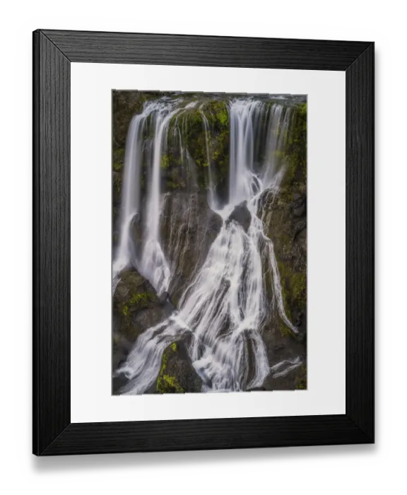 Framed Print : Fagrifoss Waterfall, Iceland