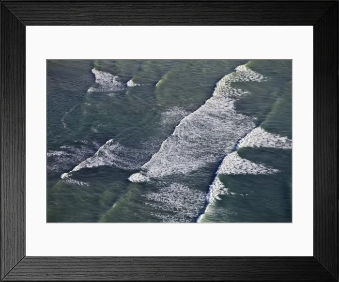 Framed Print : Aerial view of ways breaking Framed Print : Aerial view of ways breaking