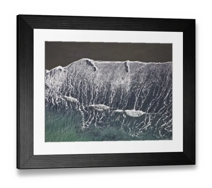 Framed Print : Aerial view of ways breaking Framed Print : Aerial view of ways breaking