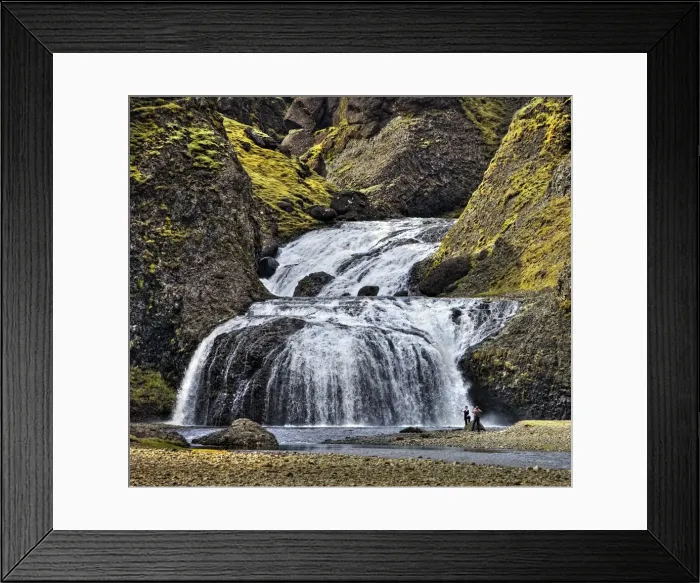 Framed Print : Stjornarfoss Waterfall Framed Print : Stjornarfoss Waterfall