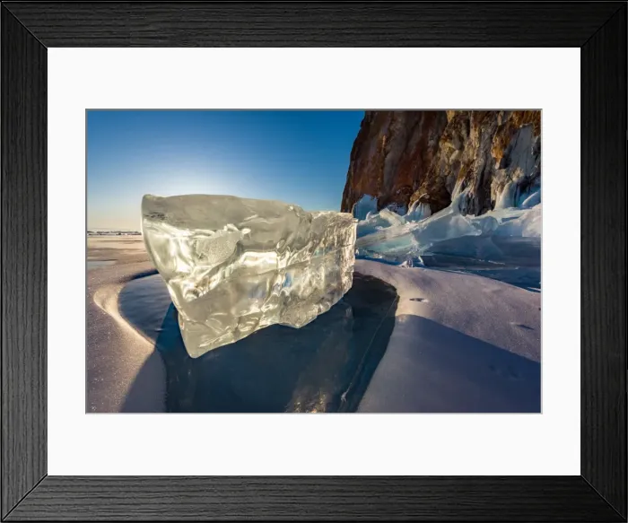 Framed Print : Baikal ice Framed Print : Baikal ice