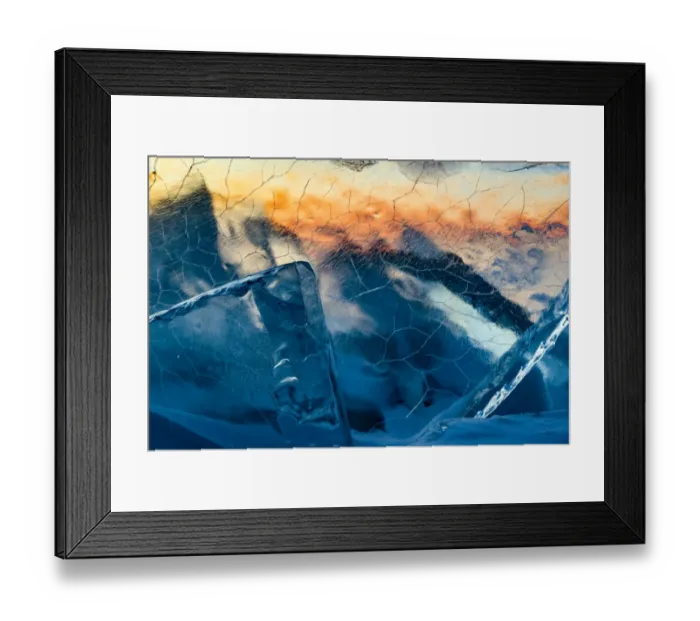 Framed Print : Baikal ice Framed Print : Baikal ice