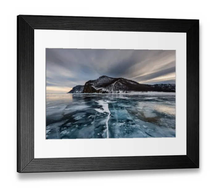 Framed Print : Baikal ice Framed Print : Baikal ice