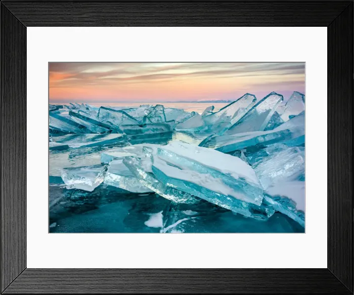 Framed Print : Baikal ice Framed Print : Baikal ice