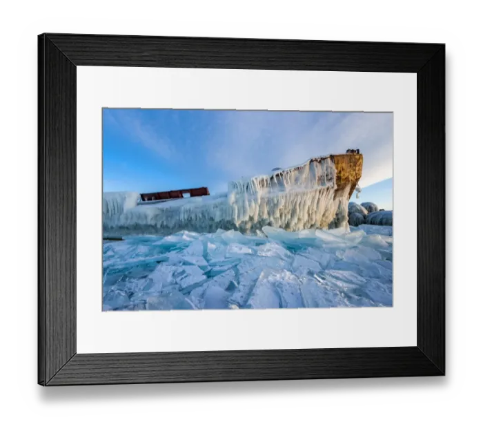Framed Print : Baikal ice Framed Print : Baikal ice