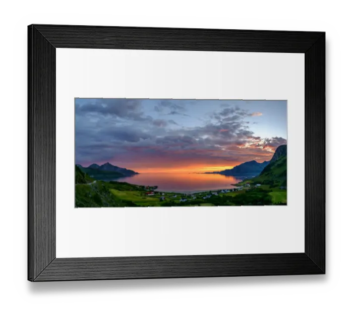 Framed Print : midnight in the village Framed Print : midnight in the village