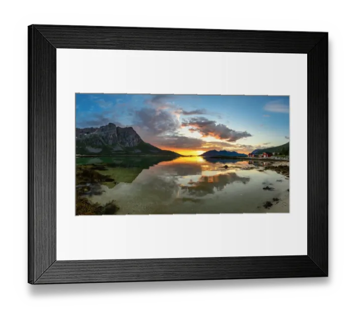 Framed Print : midnight tranquility