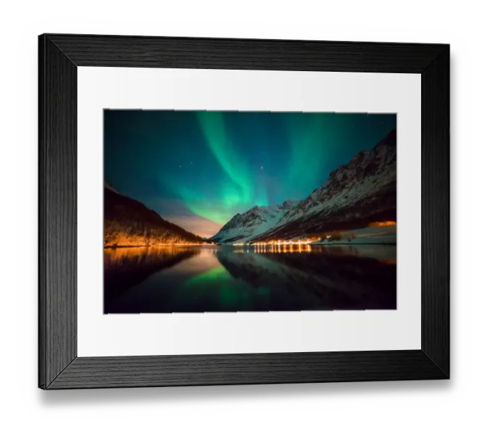Framed Print : Aurora Borealis, Norway