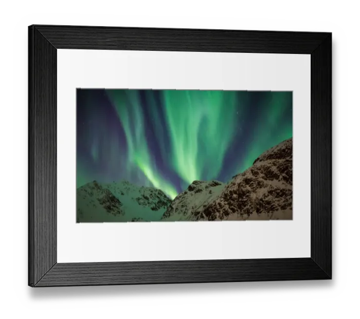 Framed Print : Aurora Borealis, Norway Framed Print : Aurora Borealis, Norway