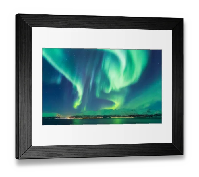 Framed Print : Aurora Borealis, Norway