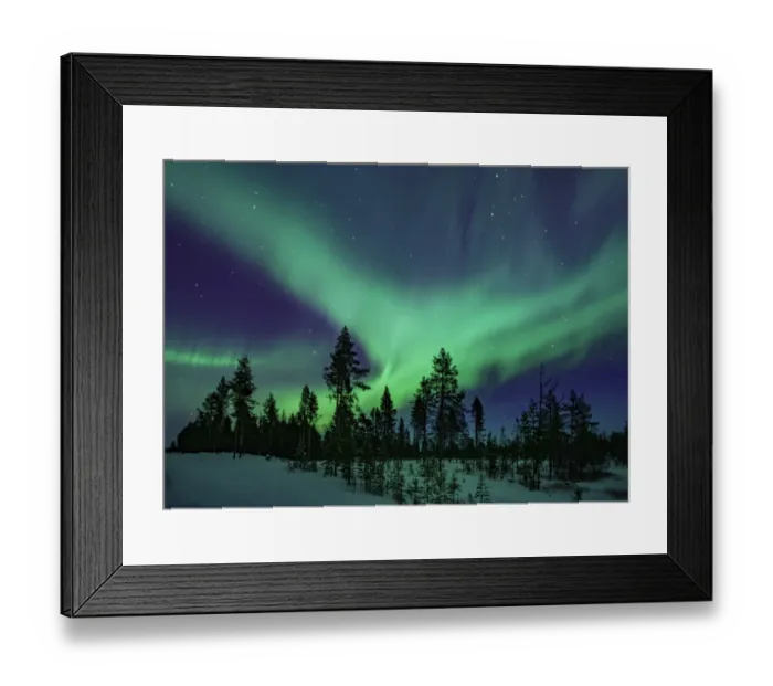 Framed Print : Northern Lights Sweden Framed Print : Northern Lights Sweden
