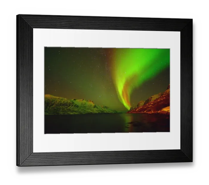 Framed Print : Norwegian Aurora Borealis Framed Print : Norwegian Aurora Borealis