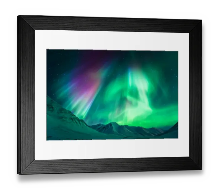 Framed Print : Northern Lights in Alaska Framed Print : Northern Lights in Alaska