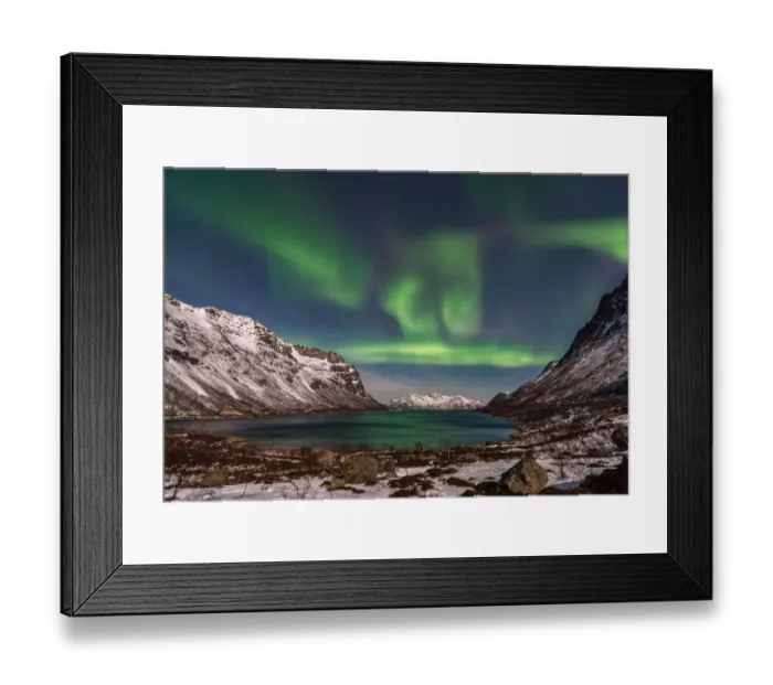 Framed Print : Northern Light Show