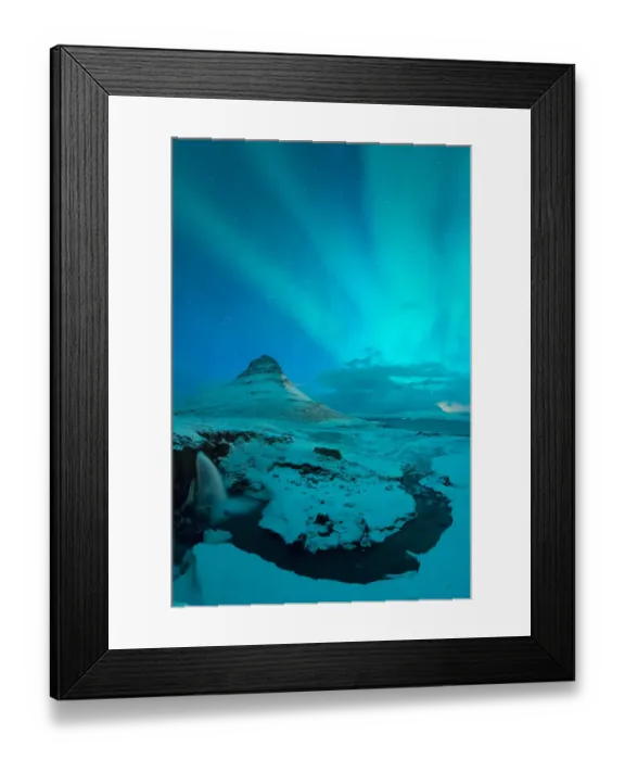 Framed Print : Kirkjufell and Aurora Framed Print : Kirkjufell and Aurora