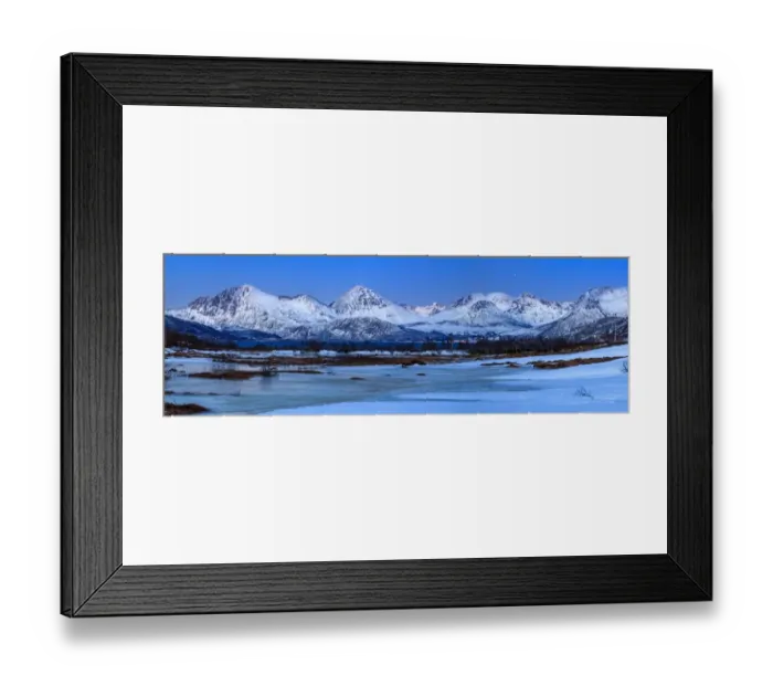 Framed Print : KvalAŝy Landscape at Dusk Framed Print : KvalAŝy Landscape at Dusk