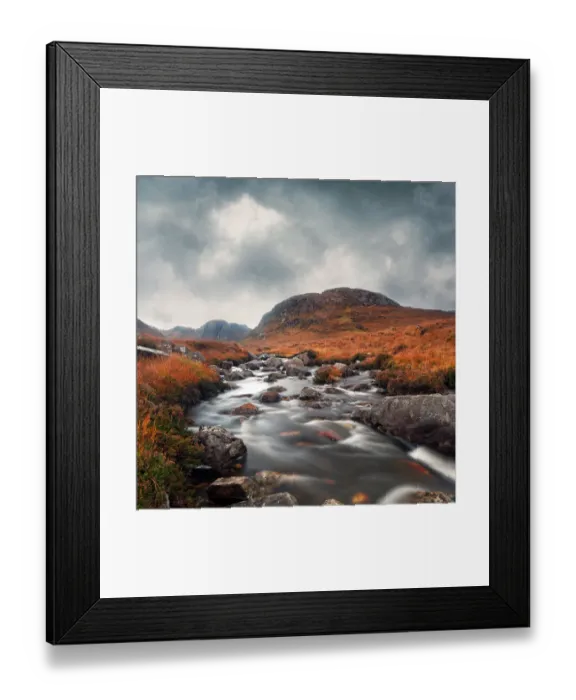Framed Print : Landscape from Donegal, Ireland Framed Print : Landscape from Donegal, Ireland