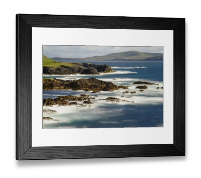 Framed Print : Ireland, Achill Island, County Mayo, Seascape and rocky coast