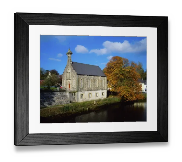 Framed Print : Old Methodist Church on the River Eske Framed Print : Old Methodist Church on the River Eske