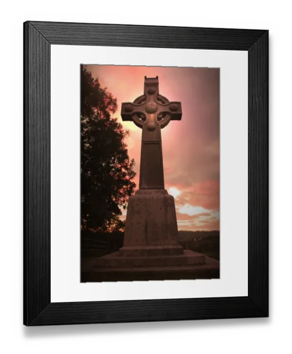 Framed Print : Irish celtic cross Framed Print : Irish celtic cross