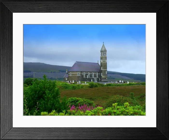 Framed Print : The Parish Church Dunlewey Framed Print : The Parish Church Dunlewey