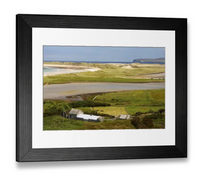 Framed Print : View Of Magheroarty Beach And The Ferry Point For Tory Island Framed Print : View Of Magheroarty Beach And The Ferry Point For Tory Island