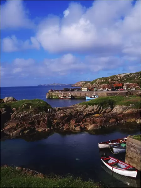Co Donegal, Harbour at Rinnalea Point, Near Cruit Island, Ireland