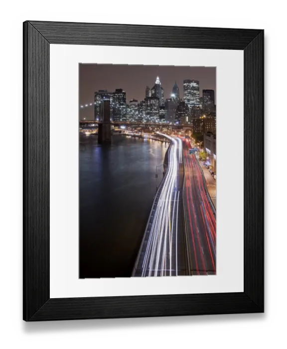 Framed Print : Brooklyn Bridge and Manhattan, New York City Framed Print : Brooklyn Bridge and Manhattan, New York City