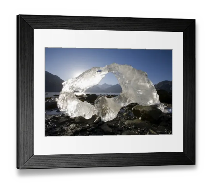 Framed Print : Iceberg at Sunset, Glacier Bay, Alaska Framed Print : Iceberg at Sunset, Glacier Bay, Alaska