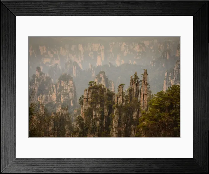 Framed Print : Tianzishan scenic area