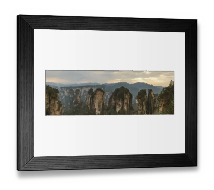 Framed Print : Huang Shi Zhai pano