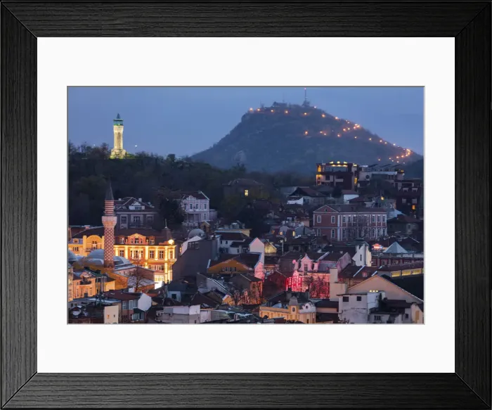 Framed Print : Plovdiv. Ancient town of Plovdiv Framed Print : Plovdiv. Ancient town of Plovdiv