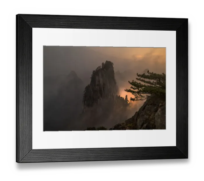 Framed Print : Huangshan Mountain Framed Print : Huangshan Mountain