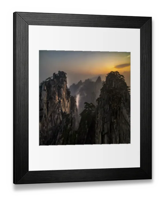 Framed Print : Huangshan Mountain Framed Print : Huangshan Mountain