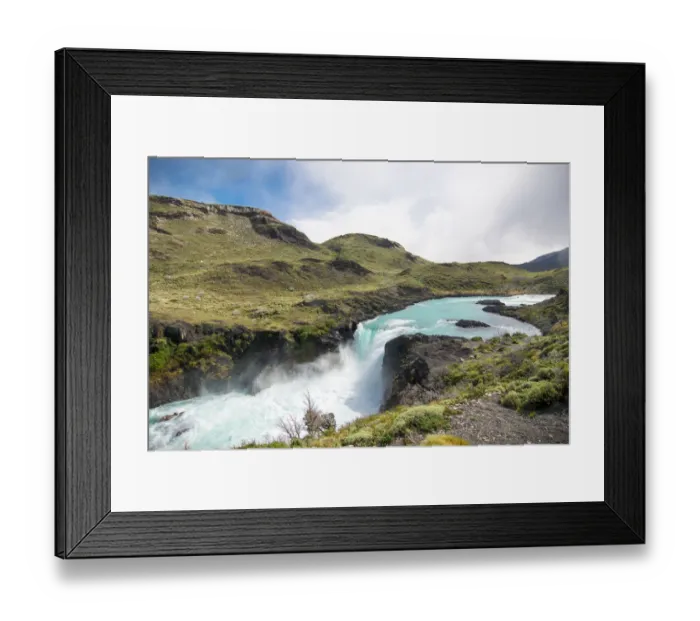Framed Print : Chilean Patagonia Lake Torres del Paine National Park Framed Print : Chilean Patagonia Lake Torres del Paine National Park