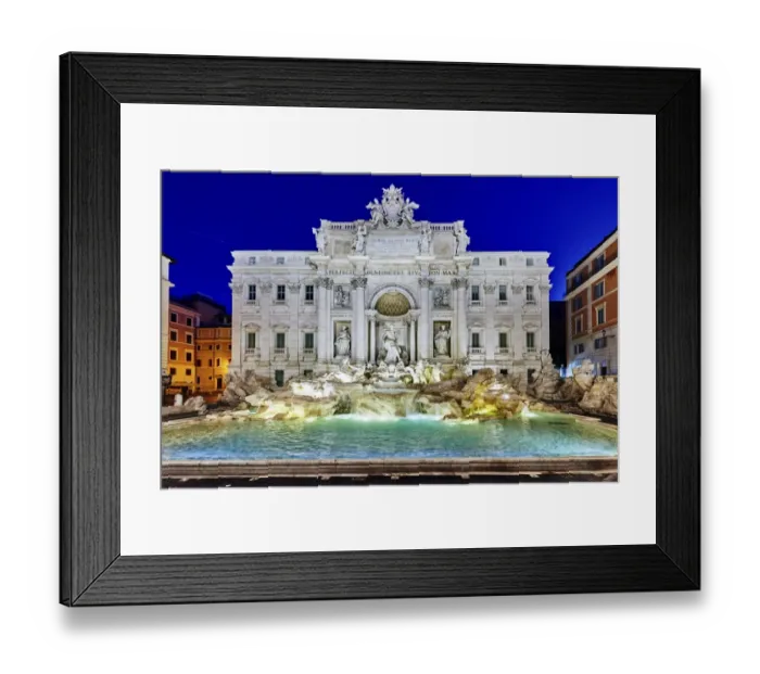 Framed Print : Trevi fountain in Rome Framed Print : Trevi fountain in Rome