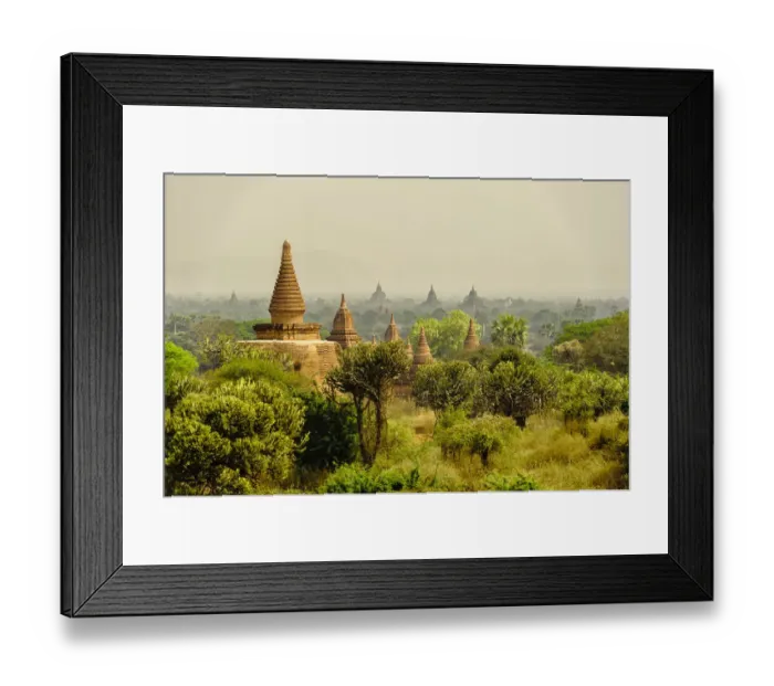 Framed Print : Bagan temples, Myanmar Framed Print : Bagan temples, Myanmar