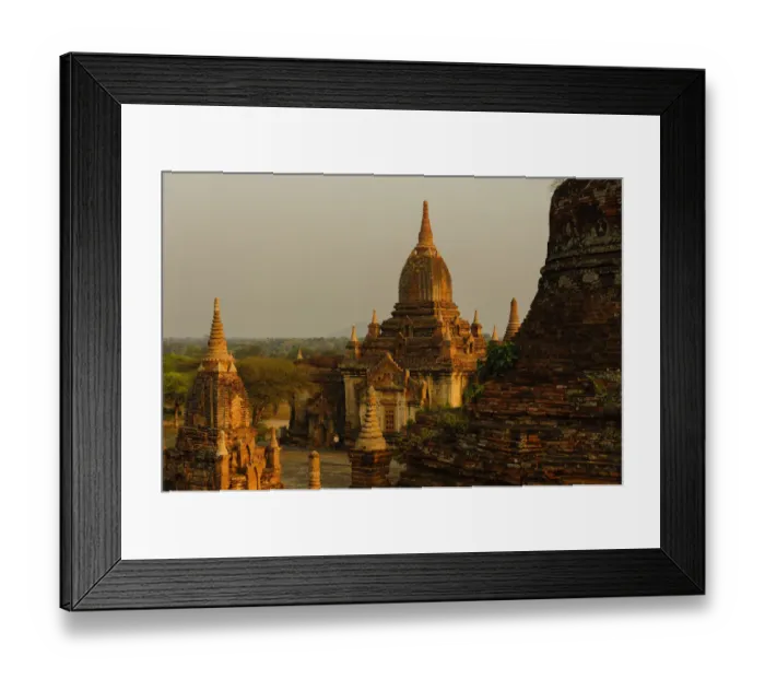 Framed Print : Bagan temples, Myanmar Framed Print : Bagan temples, Myanmar