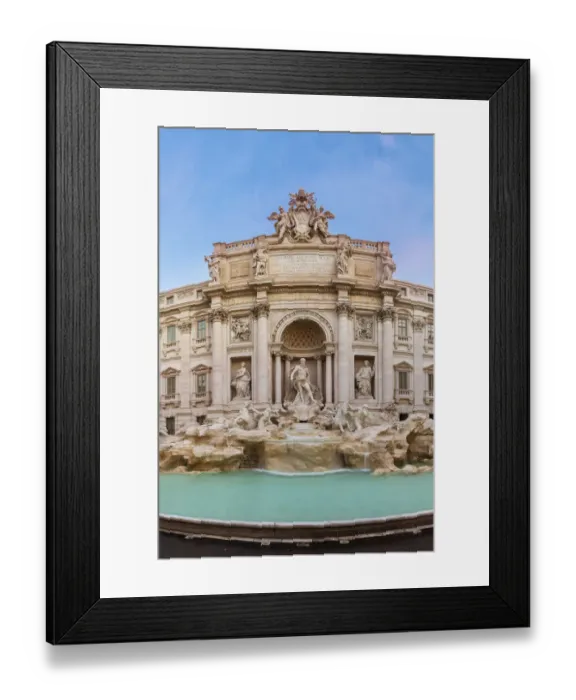 Framed Print : The Trevi fountain in Rome, Lazio, Italy Framed Print : The Trevi fountain in Rome, Lazio, Italy