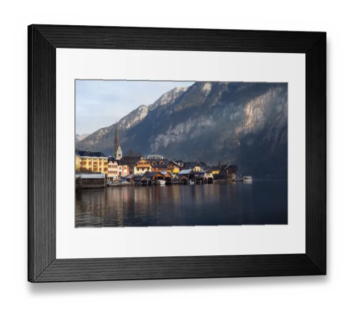 Framed Print : Hallstatt, Austria Framed Print : Hallstatt, Austria