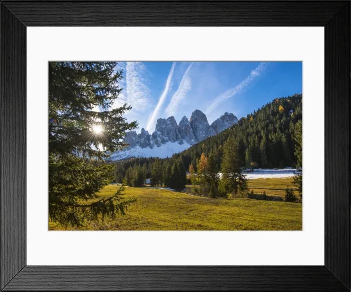 Framed Print : Funes Valley, South Tyrol region, Bolzano district, Trentino Alto Adige, Italy Framed Print : Funes Valley, South Tyrol region, Bolzano district, Trentino Alto Adige, Italy