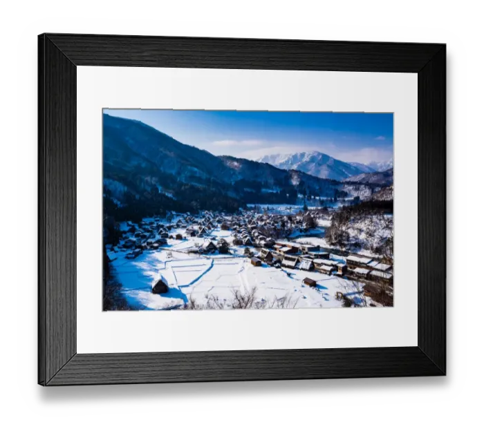 Framed Print : World Heritage, Light up of Shirakawago, Historic Villages of Shirakawa-go and Gokayama Framed Print : World Heritage, Light up of Shirakawago, Historic Villages of Shirakawa-go and Gokayama